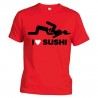 I Love Sushi - Camisetas Sexo