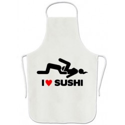 I Love Sushi - Delantales Originales Sexo