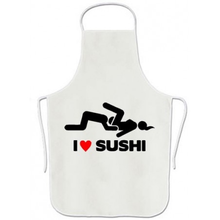 I Love Sushi - Delantales Originales Sexo