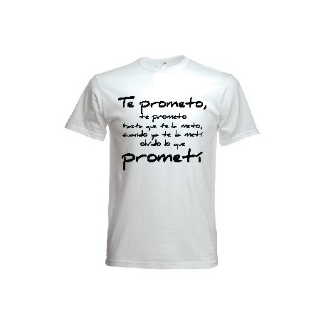 Camiseta Te prometo