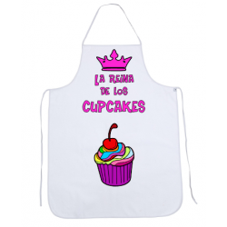 Delantales Originales - La Reina de los cupcakes