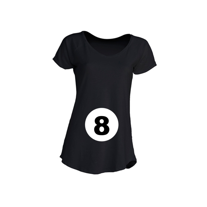Camisetas Para Embarazadas - Bola de Billar 8