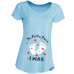 Camisetas Embarazadas - Ya falta poco amor