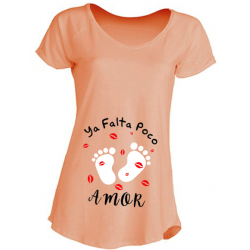 Camisetas Embarazadas - Ya falta poco amor