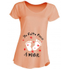 Camisetas Embarazadas - Ya falta poco amor