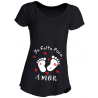 Camisetas Embarazadas - Ya falta poco amor