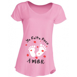 Camisetas Embarazadas - Ya falta poco amor