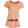 Camisetas Embarazadas - Love con Huellas