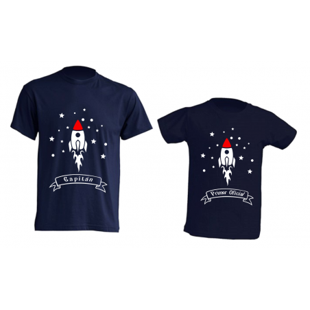 Camiseta Padre e Hijos - Capitán Espacial