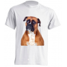 Camisetas de sublimación - Perro Boxer Marrón