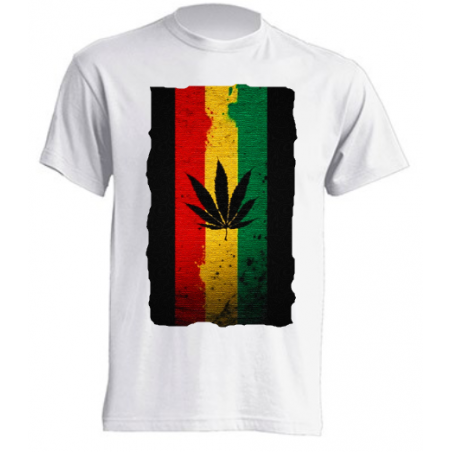 Camisetas de Sublimación - Hoja de María Reggae