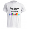 Camiseta de sublimación - Bebo cerveza de tos colores