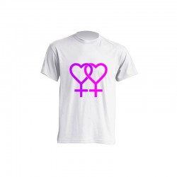 Camiseta de sublimación - Símbolo Boda Lesbi