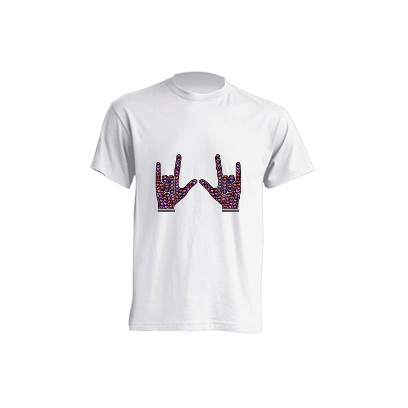 Camiseta de sublimación - Manos Corazones