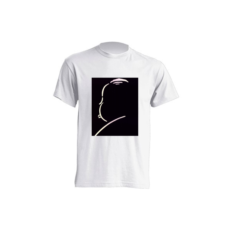 Camisetas de sublimación - Alfred Hitchcock silueta
