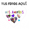 Cojines Personalizados con fotos - Mis amores 3 fotos