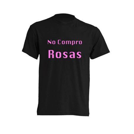 Camiseta No Compro Rosas